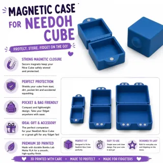 NeeDoh Compatible - Magnetic Storage Case