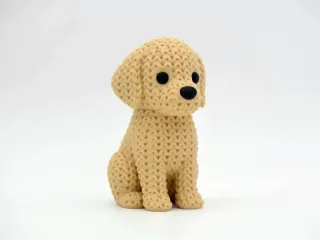 Knitted Dog - Labrador / Golden Retriever photo 2