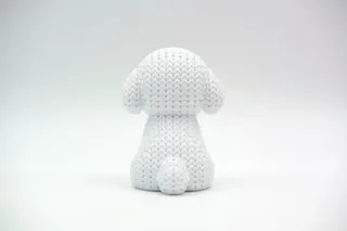 Knitted Dog - Bichon Frise photo 3