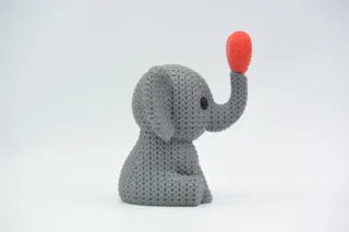 Knitted Elephant - Blowing Heart photo 4