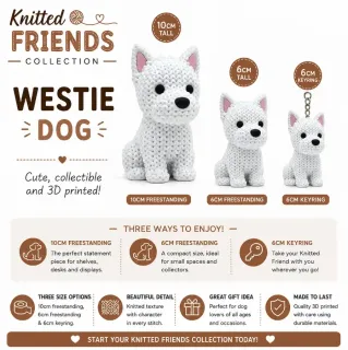 Knitted Dog - Westie