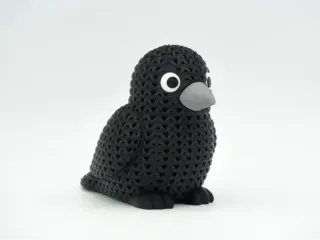 Knitted Crow photo 2
