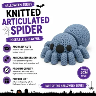 Knitted Articulated Spider