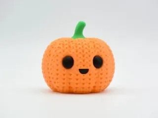 Knitted Cute Pumpkin photo 2