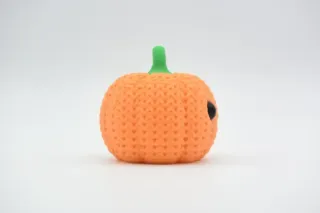 Knitted Cute Pumpkin photo 3