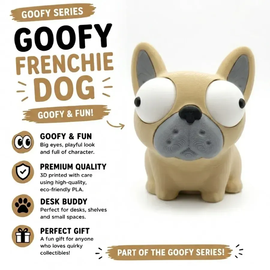 Goofy Frenchie Dog