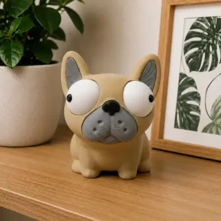 Goofy Frenchie Dog photo 3