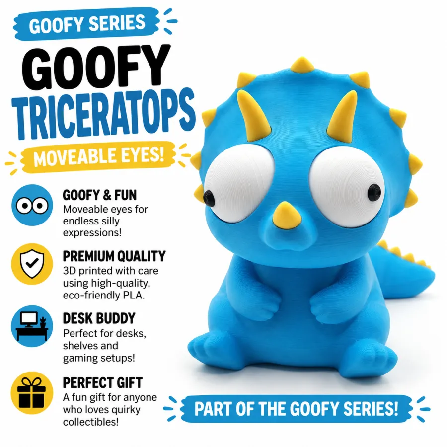 Goofy Triceratops