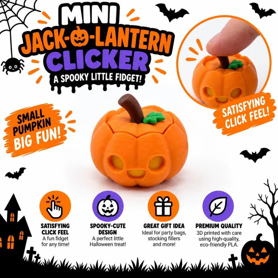 Mini Jack-O-Lantern Clicker