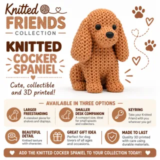Knitted Dog - Cocker Spaniel