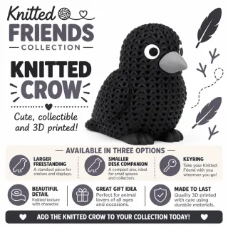 Knitted Crow