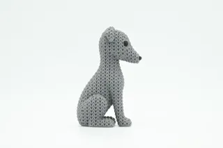Knitted Dog - Greyhound photo 2