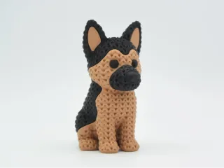 Knitted Dog - German Shepherd photo 2