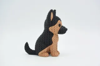 Knitted Dog - German Shepherd photo 3