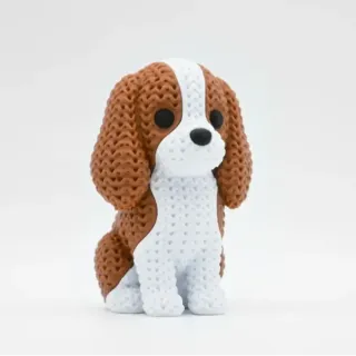 Knitted Dog - King Charles Spaniel photo 1
