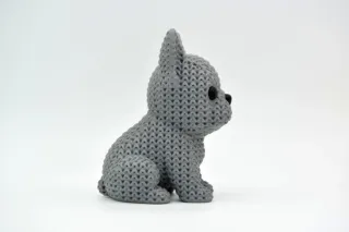 Knitted Dog - French Bulldog photo 3