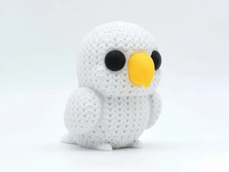 Knitted Parrot