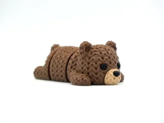 Knitted Flexi Bear photo 1