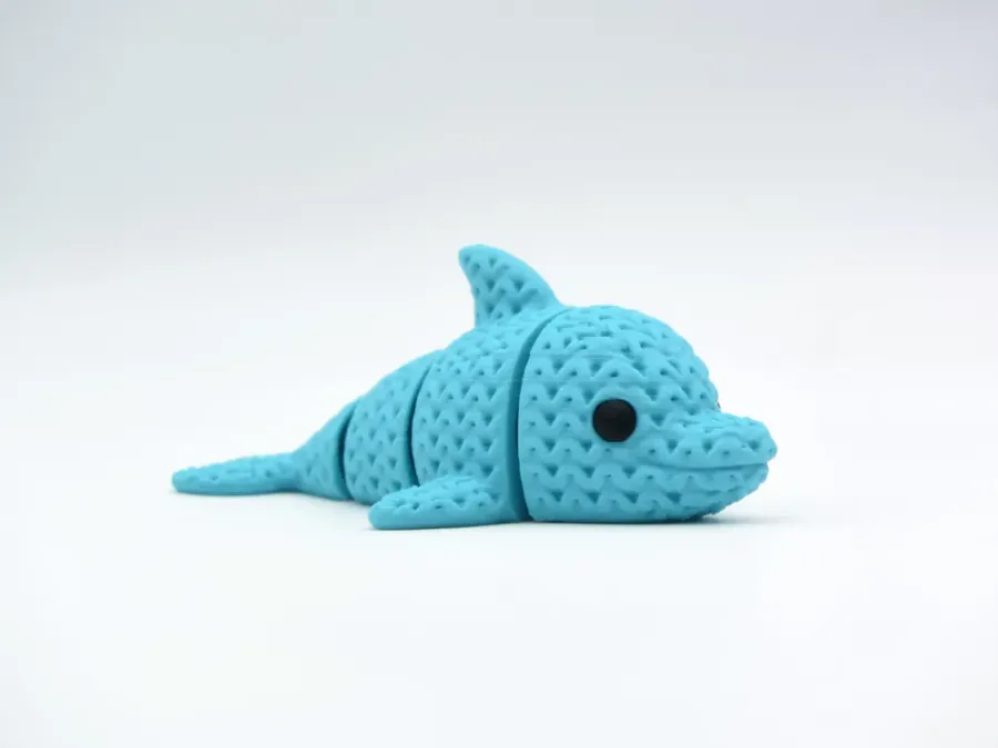 Knitted Flexi Dolphin