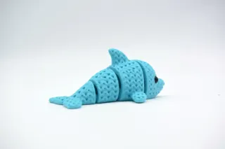 Knitted Flexi Dolphin photo 3