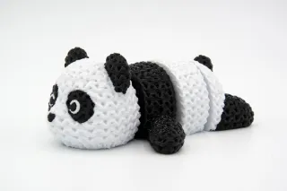 Knitted Flexi Panda photo 2