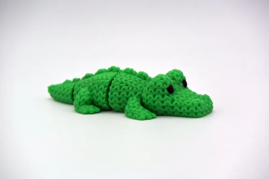 Knitted Flexi Crocodile