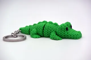 Knitted Flexi Crocodile photo 2