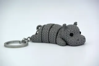 Knitted Flexi Hippo photo 2