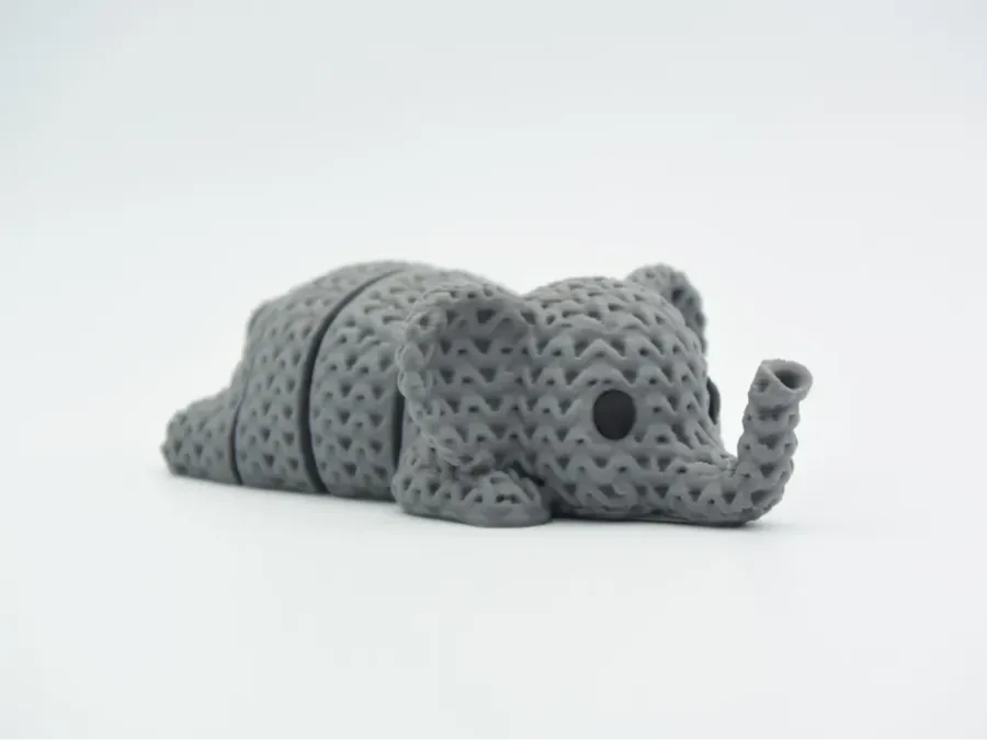 Knitted Flexi Elephant