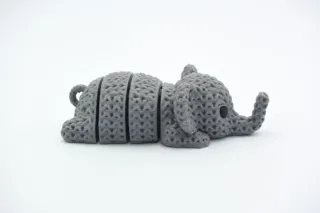 Knitted Flexi Elephant photo 2