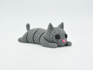 Knitted Flexi Cat photo 1