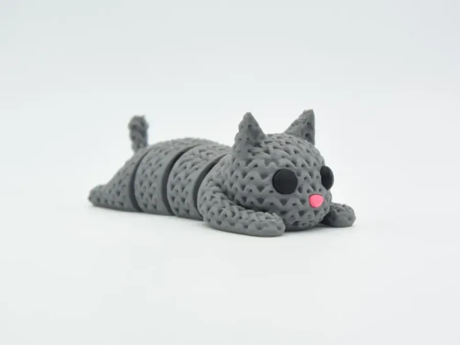 Knitted Flexi Cat