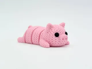 Knitted Flexi Pig photo 1
